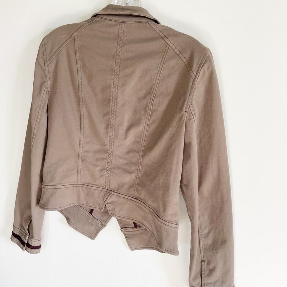 White House Black Market Olive Rhinestone Military Jacket - Picture 7 of 9